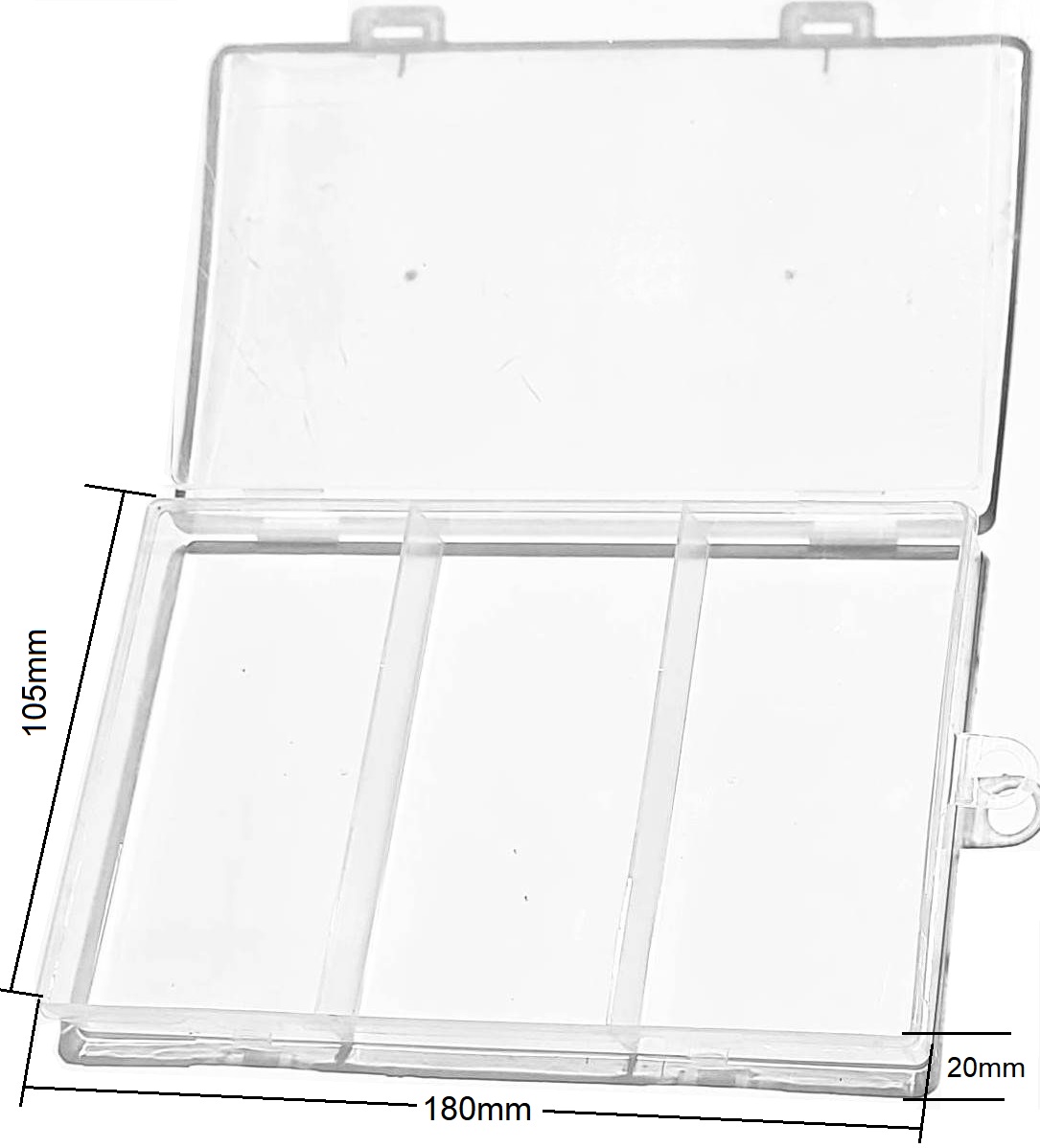 Estuche de 180x105x20mm 3 espacios